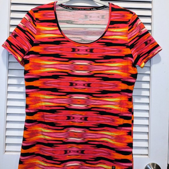 Lauren Ralph Lauren LRL Active T Shirt Womens Size Medium - Picture 2 of 9